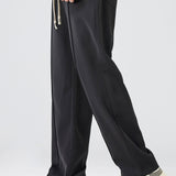 Abel | Geplooide pantalon met trekkoord