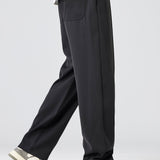 Abel | Geplooide pantalon met trekkoord