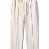 Abel | Geplooide pantalon met trekkoord