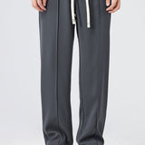 Abel | Geplooide pantalon met trekkoord
