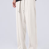 Abel | Geplooide pantalon met trekkoord
