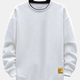 Albert | Sweater met geometrisch streepjacquard en relaxte pasvorm