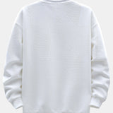 Albert | Sweater met geometrisch streepjacquard en relaxte pasvorm