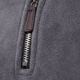 Ties | Beige trui met halve rits