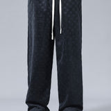 Arne | Geblokte broek straight leg