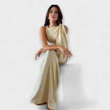 Cloe - Maxi jurk met knoop