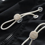 Bart | Nylon windjack met capuchon en halve rits