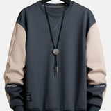 Bart | Sweater met kleurvlakken en ronde hals