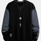 Bart | Sweater met kleurvlakken en ronde hals