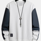 Bart | Sweater met kleurvlakken en ronde hals
