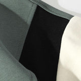 Bas | Sweater met kleurvlakken en borstzak