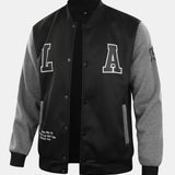 Bastiaan | Baseball jack met la-print