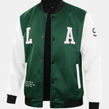Bastiaan | Baseball jack met la-print