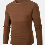 Benjamin | Slim-fit gebreide trui met ronde hals