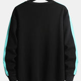 Benjamin | Sweater met contrastbanden en ronde hals