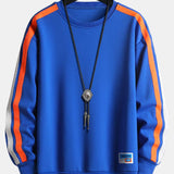 Benjamin | Sweater met contrastbanden en ronde hals