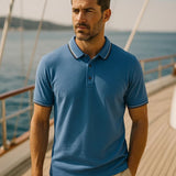 Bernardus | Blauwe klassieke polo