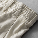 Bo | Linnen katoenen broek straight leg