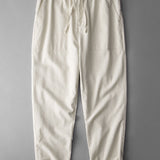 Bo | Linnen katoenen broek straight leg