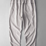 Bo | Linnen katoenen broek straight leg