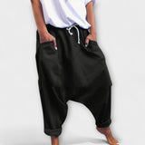 Hara - Losse harem broek met koord