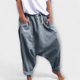 Hara - Losse harem broek met koord