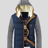 Huub | Marineblauwe gewatteerde bodywarmer