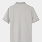 Constantijn | Lichtgrijze klassieke polo