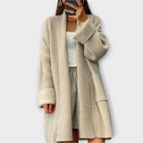 Euphemia - Lange gevlochten cardigan