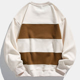 Daan | Sweater met kleurvlakken en relaxte pasvorm