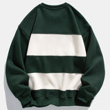 Daan | Sweater met kleurvlakken en relaxte pasvorm