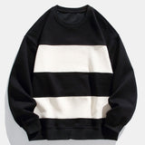 Daan | Sweater met kleurvlakken en relaxte pasvorm