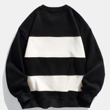 Daan | Sweater met kleurvlakken en relaxte pasvorm