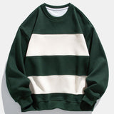 Daan | Sweater met kleurvlakken en relaxte pasvorm