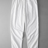 Dave | Linnen broek straight leg