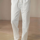 Dave | Linnen broek straight leg