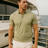 David | Saliegroene klassieke polo