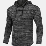 David | Slim-fit gebreide trui met capuchon
