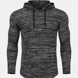 David | Slim-fit gebreide trui met capuchon