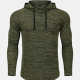 David | Slim-fit gebreide trui met capuchon