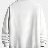 David | Sweater met geometrisch streepjacquard en relaxte pasvorm