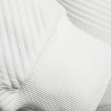 David | Sweater met geometrisch streepjacquard en relaxte pasvorm