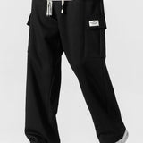 Dennis | Jersey cargo broek relax fit