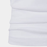 Diede | Witte polo met meerkleurige strepen