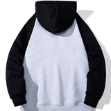 Dolf | Raglanhoodie met patchworkdetails