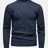 Douwe | Jacquardtrui met geometrisch patroon