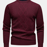 Douwe | Jacquardtrui met geometrisch patroon