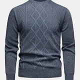 Douwe | Jacquardtrui met geometrisch patroon