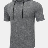 Eduard | Slim-fit gebreid T-shirt met capuchon