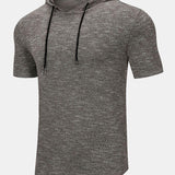 Eduard | Slim-fit gebreid T-shirt met capuchon
